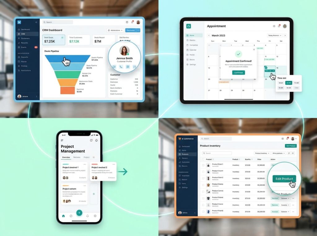 tipos de sistema possíveis de criar sem programar