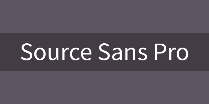 Source Sans Pro Font Free by Adobe » Font Squirrel
